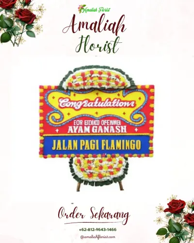 Bunga Papan Congratulation di Senanghati